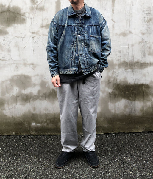 SAINT MICHAEL/BJ_DENIM JACKET/DAMAGE/BLUE