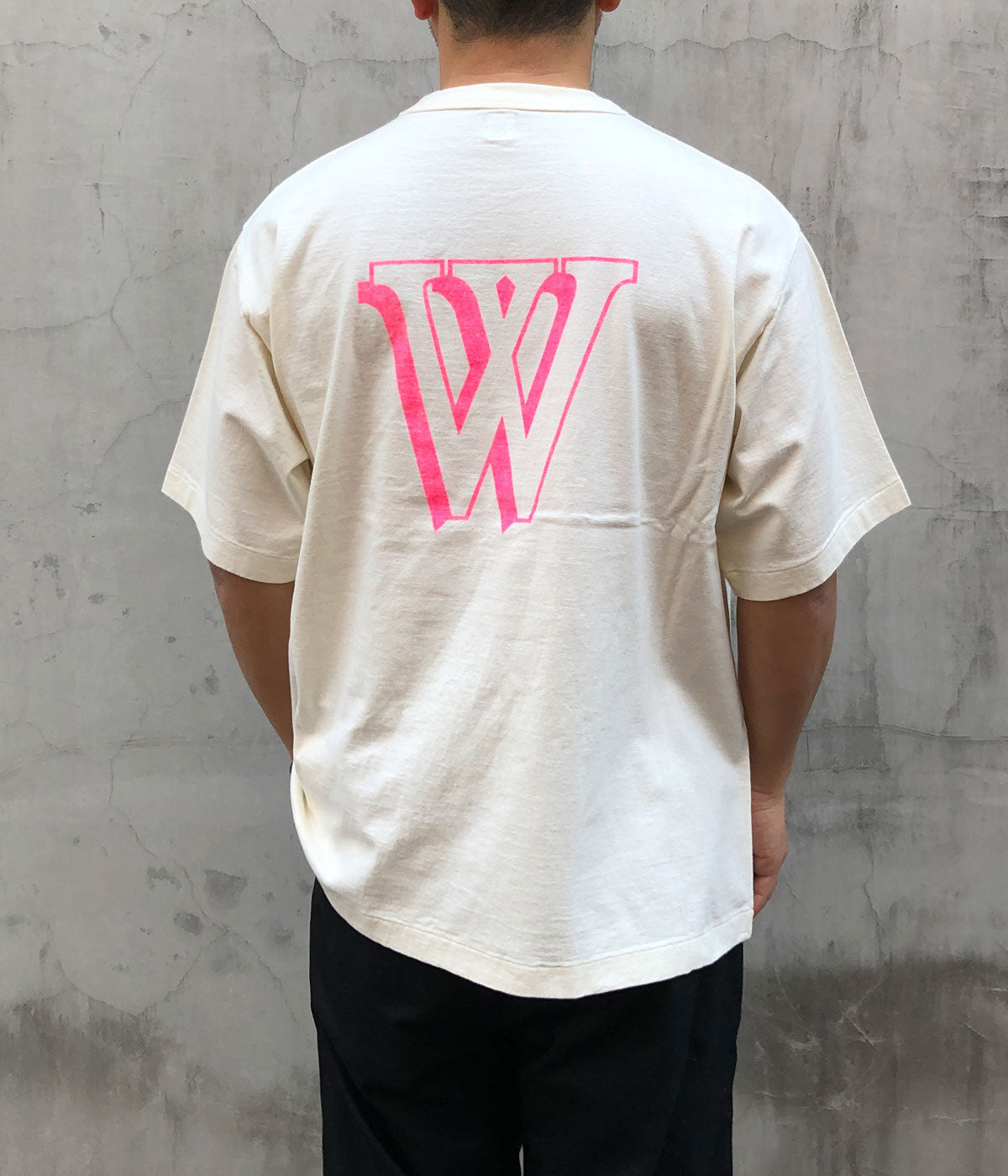 お歳暮 人気 blurhms ROOTSTOCK/W-W 88/12 Print Tee WIDE (WHITExPINK) パンツ
