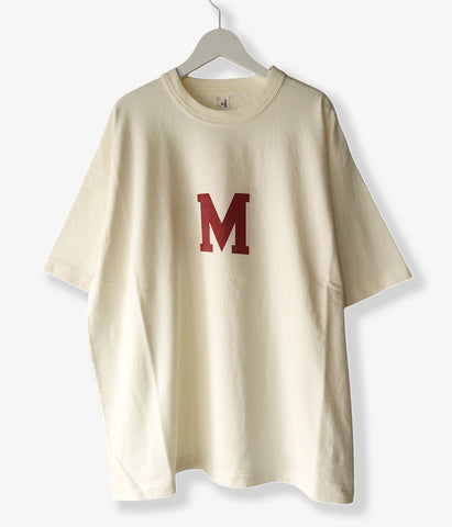 blurhms ROOTSTOCK/.I.T.-M 88/12 Print Tee WIDE (IVORY)