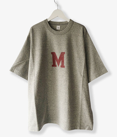 blurhms ROOTSTOCK/.I.T.-M 88/12 Print Tee WIDE (HEATHER GRAY)