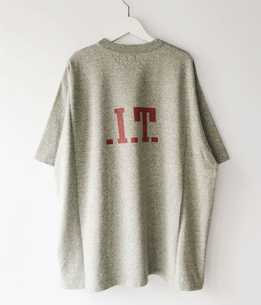 blurhms ROOTSTOCK/.I.T.-M 88/12 Print Tee WIDE (HEATHER GRAY)