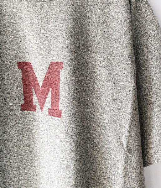 blurhms ROOTSTOCK/.I.T.-M 88/12 Print Tee WIDE (HEATHER GRAY)