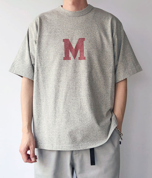 blurhms ROOTSTOCK/.I.T.-M 88/12 Print Tee WIDE (HEATHER GRAY)