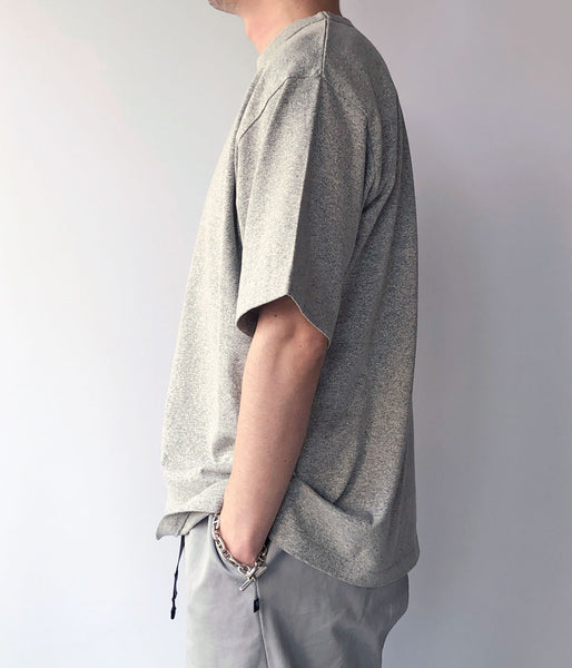 blurhms ROOTSTOCK/.I.T.-M 88/12 Print Tee WIDE (HEATHER GRAY)