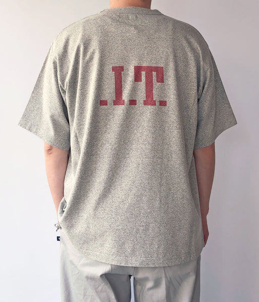 blurhms ROOTSTOCK/.I.T.-M 88/12 Print Tee WIDE (HEATHER GRAY)