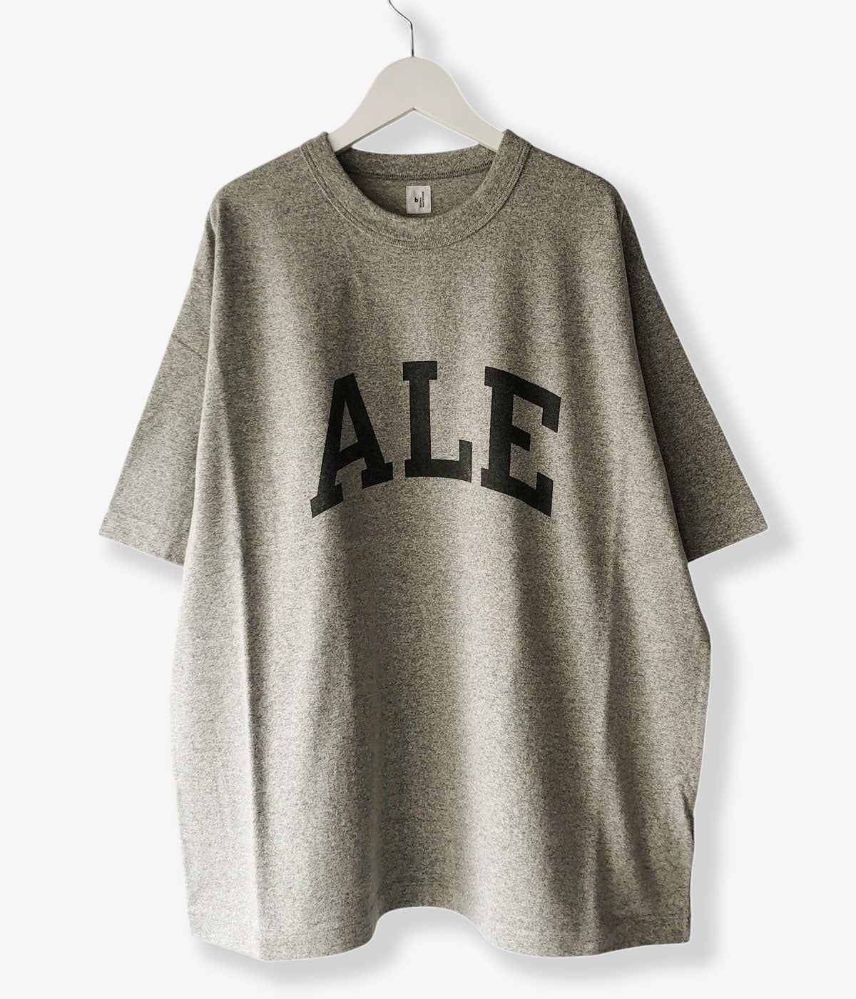 blurhms ROOTSTOCK/ALE-Y 88/12 Print Tee WIDE (HEATHER GRAY)