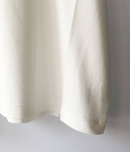 blurhms ROOTSTOCK/bd Print Tee WIDE (WHITExYELLOW)