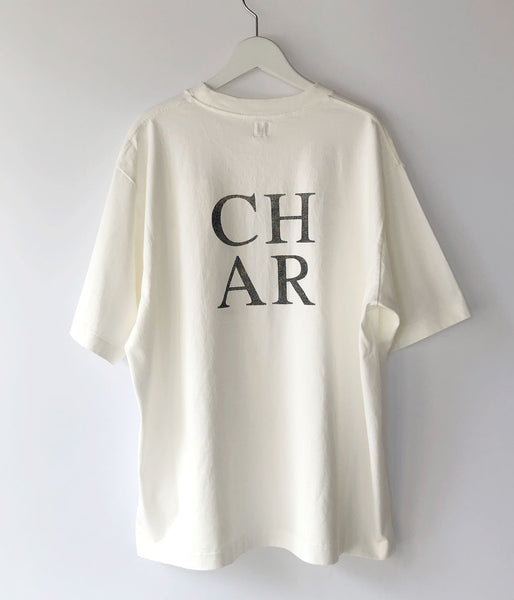 blurhms ROOTSTOCK/COAL Print Tee WIDE (WHITE)