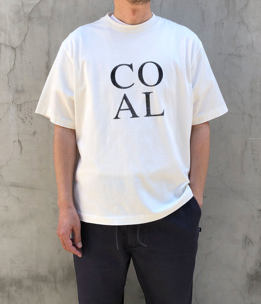 blurhms ROOTSTOCK/COAL Print Tee WIDE (WHITE)