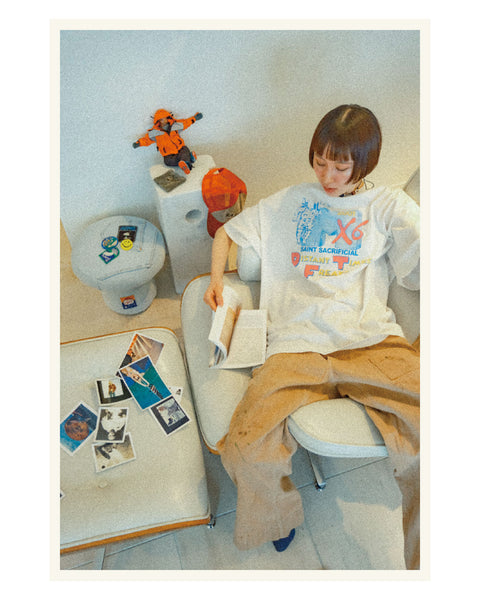 SAINT MICHAEL/SW_SS TEE/ASTRO/WHITE