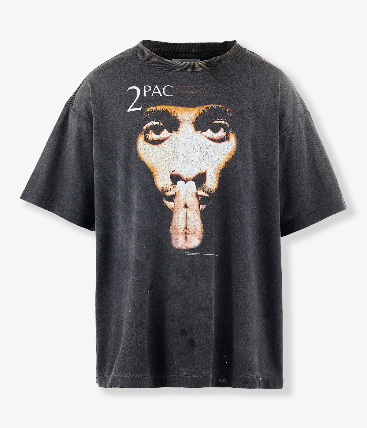 SAINT MICHAEL/2PC_SS TEE/2PAC/BLACK