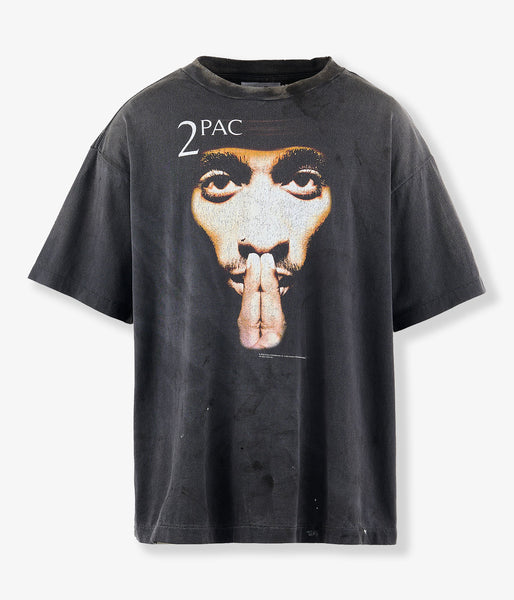 SAINT MICHAEL/2PC_SS TEE/2PAC/BLACK