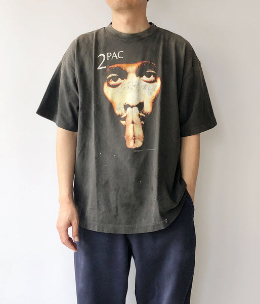 SAINT MICHAEL/2PC_SS TEE/2PAC/BLACK