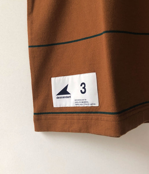 DESCENDANT/CACHALOT STRIPE TANK TOP (BROWN)