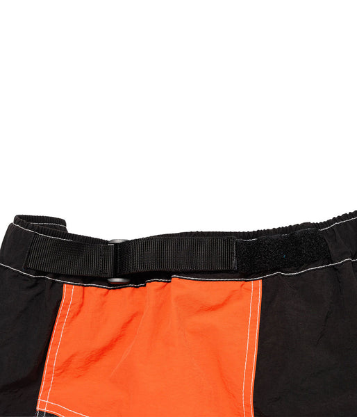 LQQK Studio/MOTORCYCLE SHORTS (BLACK BLUE ORANGE)