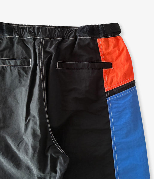 LQQK Studio/MOTORCYCLE SHORTS (BLACK BLUE ORANGE)