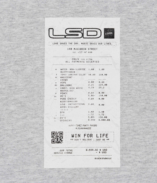 LQQK Studio/LSD TEE (GREY)