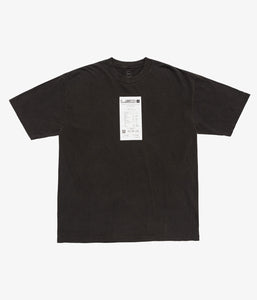 LQQK Studio/LSD TEE (WASH BLACK)
