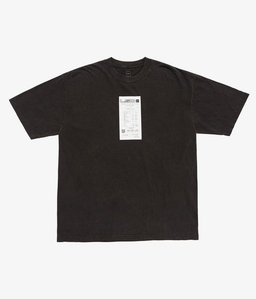 LQQK Studio/LSD TEE (WASH BLACK)
