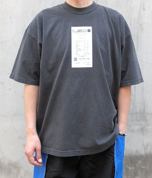 LQQK Studio/LSD TEE (WASH BLACK)