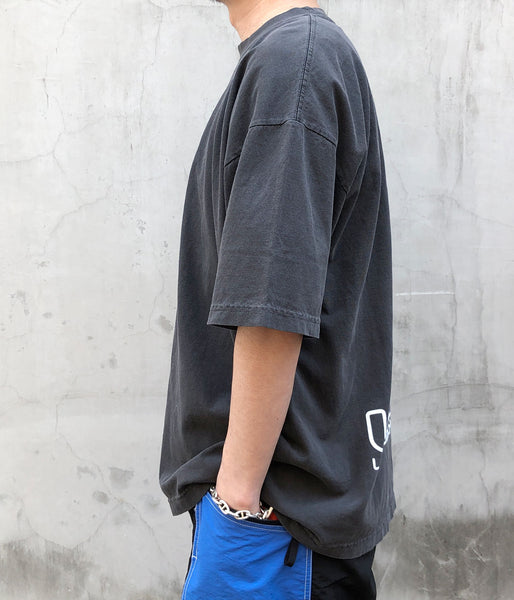 LQQK Studio/LSD TEE (WASH BLACK)