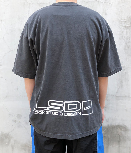 LQQK Studio/LSD TEE (WASH BLACK)