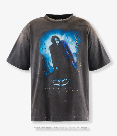 SAINT MICHAEL/BTM_SS TEE /DARKNIGHT/BLACK