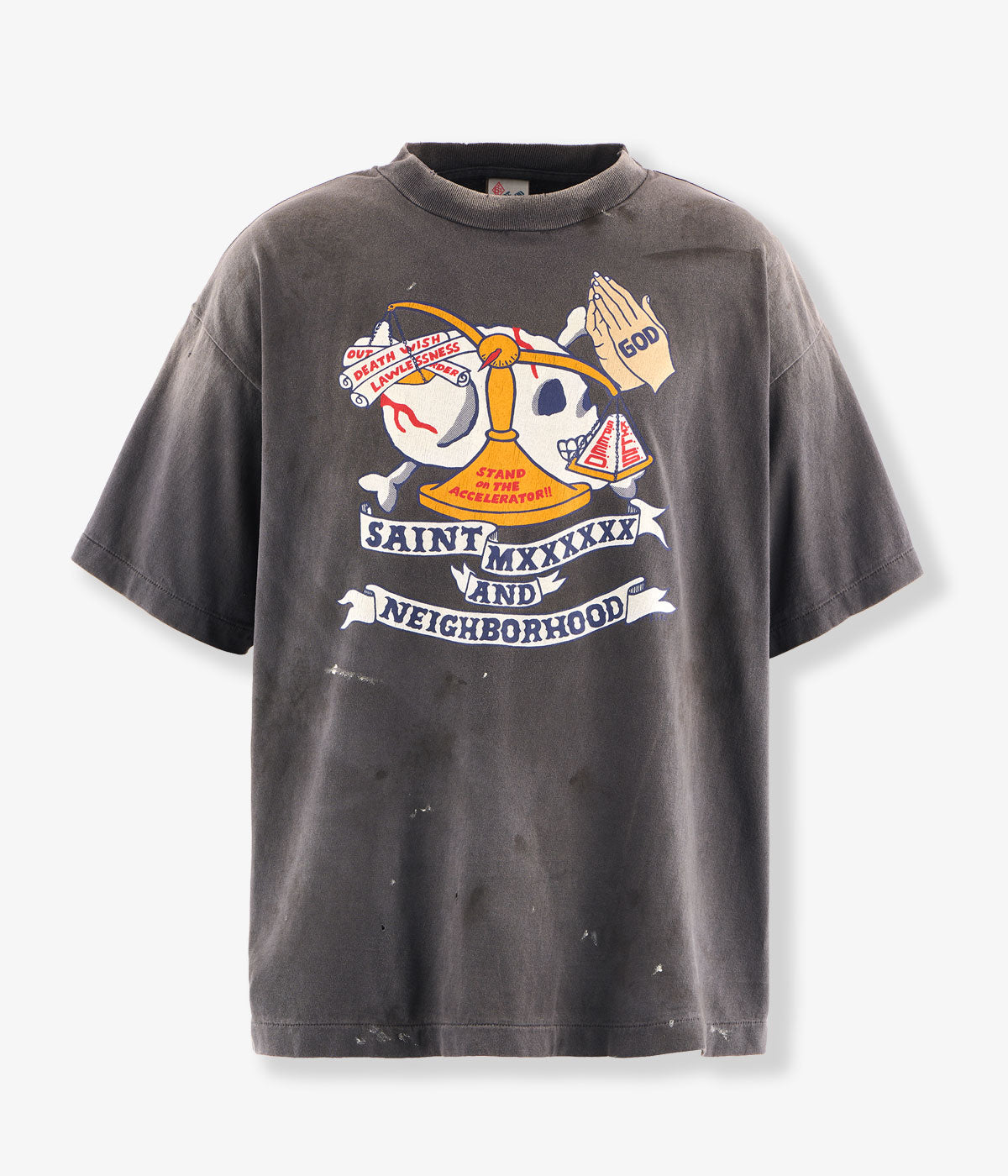 SAINT MICHAEL/STHD . SS TEE PRAY