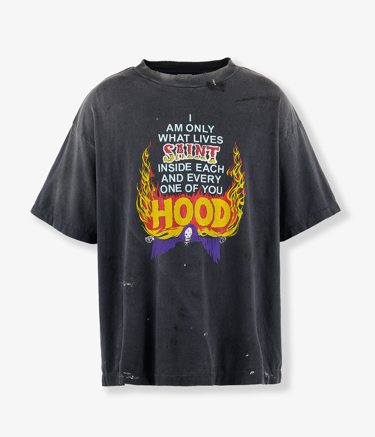 SAINT MICHAEL/STHD . SS TEE  HOOD