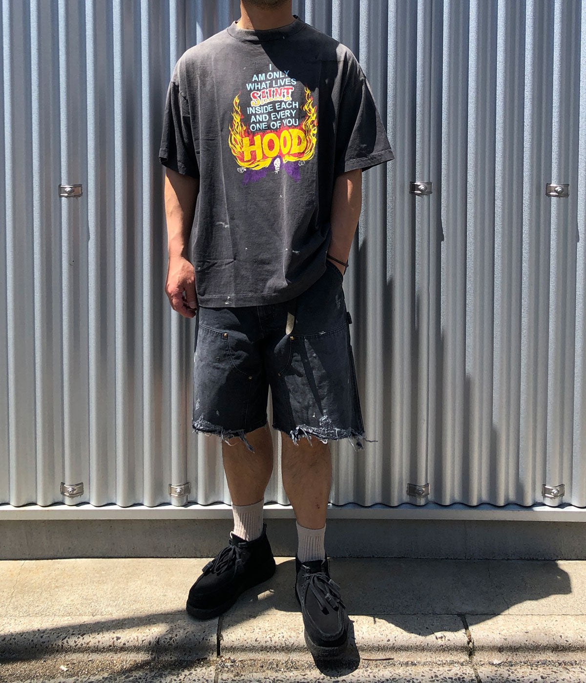 SAINT MICHAEL/STHD . SS TEE HOOD