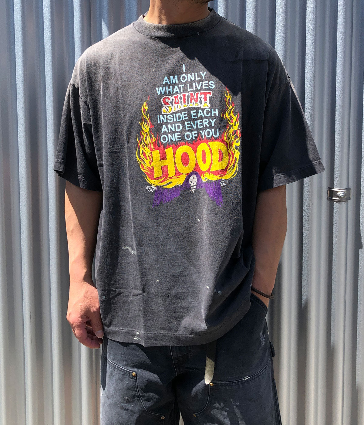 【好評にて期間延長】 SAINT MICHAEL/STHD . SS TEE HOOD ミュージシャン