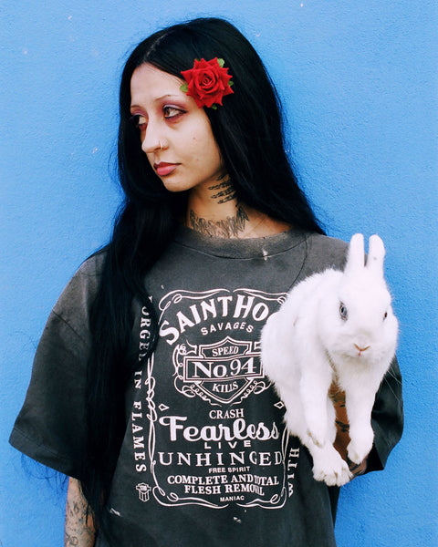 SAINT MICHAEL/STHD . SS TEE FEARLESS