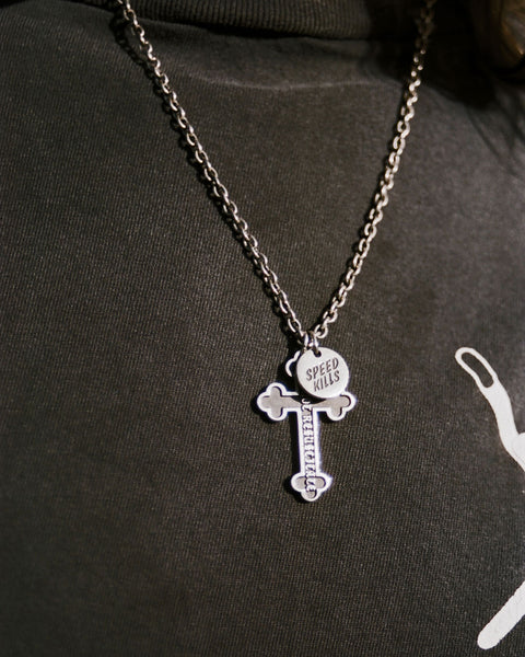 SAINT MICHAEL/STHD . SILVER NECKLACE