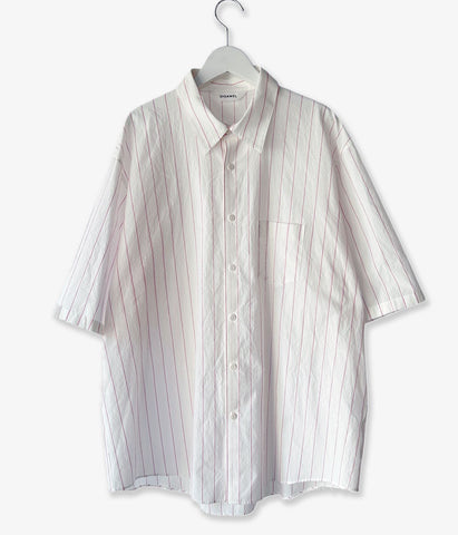 DIGAWEL/S/S Shirt (generic) ③ stripe (RED)