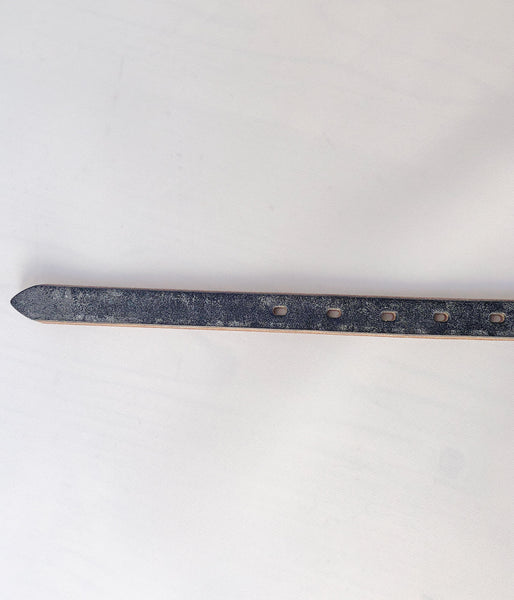 INTERIM/20mm OAK BARK LEATHER BELT (BLACK)