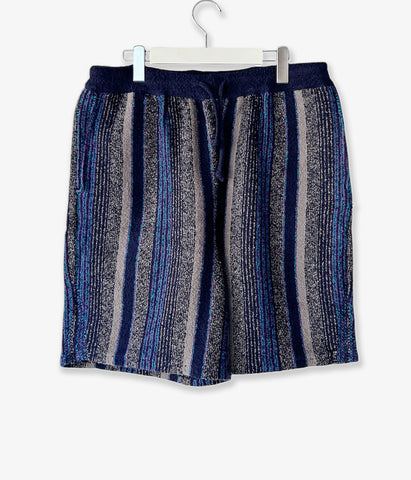 DESCENDANT/SPICOLI STRIPE SHORTS (NAVY)
