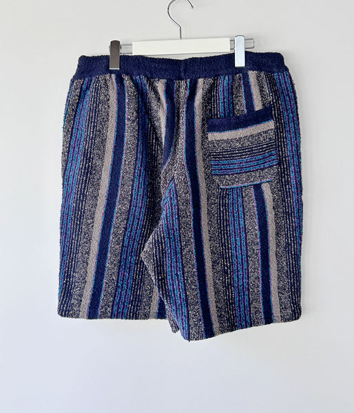 DESCENDANT/SPICOLI STRIPE SHORTS (NAVY)