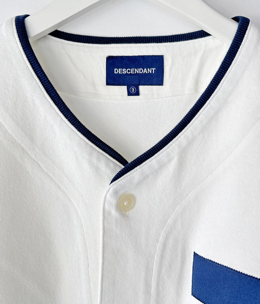 DESCENDANT/BLEEK BASEBALL JERSEY (WHITE)