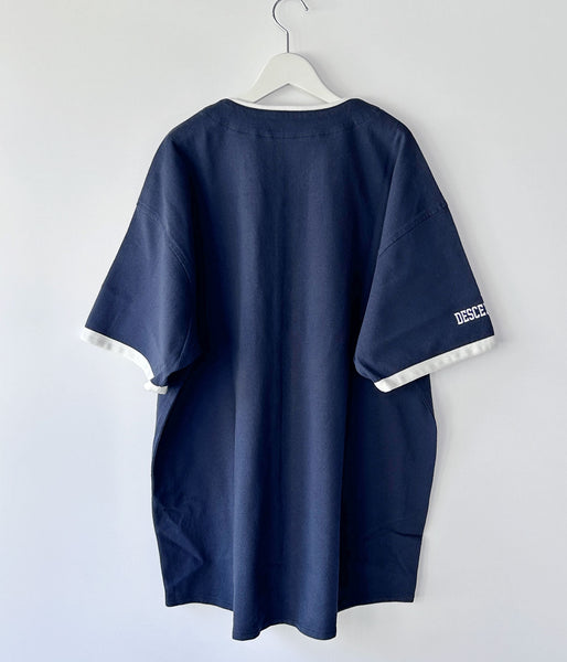 DESCENDANT/BLEEK BASEBALL JERSEY (NAVY)