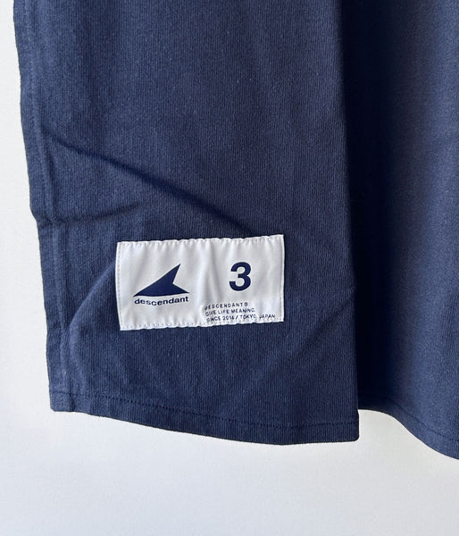 DESCENDANT/BLEEK BASEBALL JERSEY (NAVY)