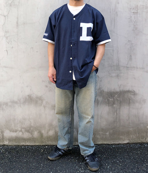 DESCENDANT/BLEEK BASEBALL JERSEY (NAVY)