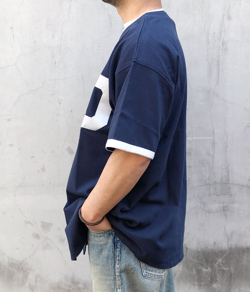DESCENDANT/BLEEK BASEBALL JERSEY (NAVY)
