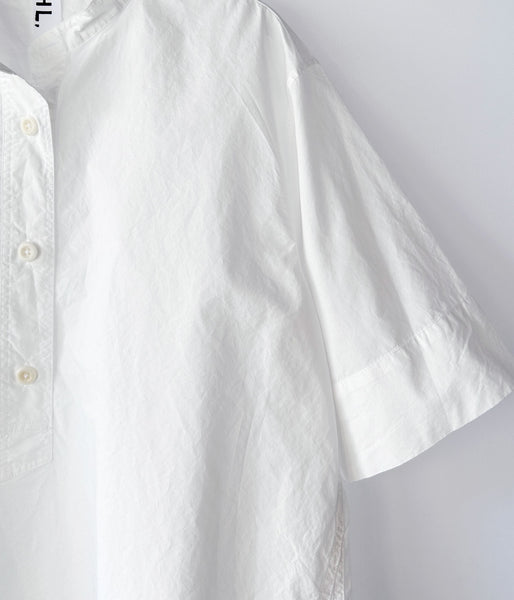MHL./COTTON RAMIE POPLIN SS SHIRT WOMENS (WHITE)