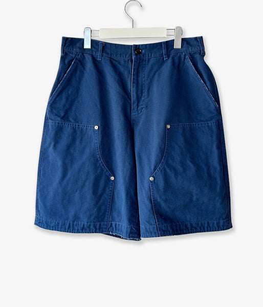 DIGAWEL/DOUBLE KNEE SHORTS (INDIGO)
