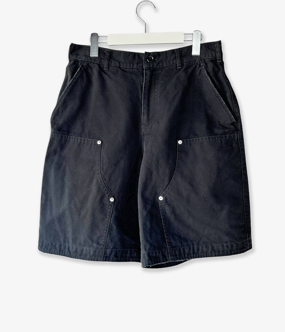 DIGAWEL/DOUBLE KNEE SHORTS (BLACK)