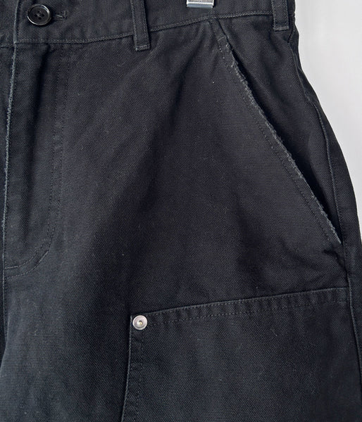 DIGAWEL/DOUBLE KNEE SHORTS (BLACK)