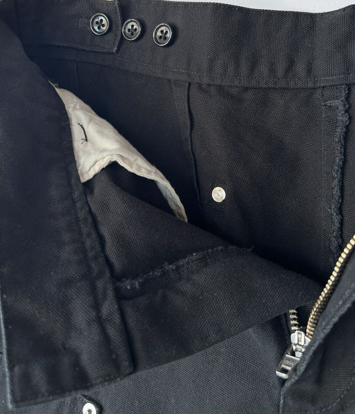 DIGAWEL/DOUBLE KNEE SHORTS (BLACK)