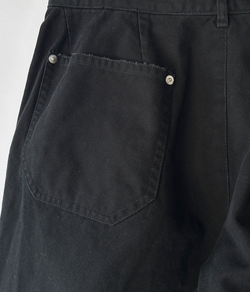DIGAWEL/DOUBLE KNEE SHORTS (BLACK)