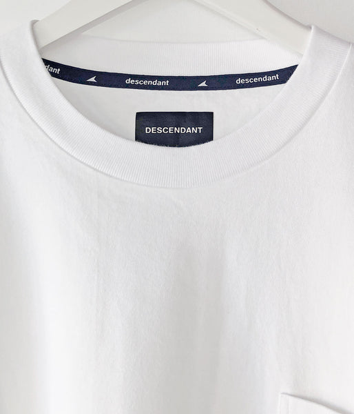 DESCENDANT/CACHALOT ORGANIC COTTON CROP SS (WHITE)