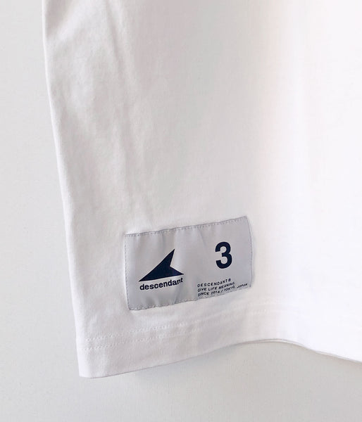 DESCENDANT/CACHALOT ORGANIC COTTON CROP SS (WHITE)